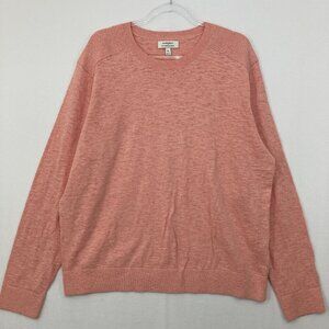 Banana Republic size XL Organic Cotton Crew Neck Pullover Knit Sweater